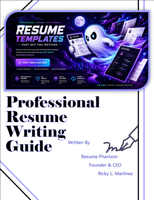 Creative Blank Resume Template (7 Variant Colors Available)